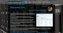 Desktop Screenshot of buerki-hosting.ch